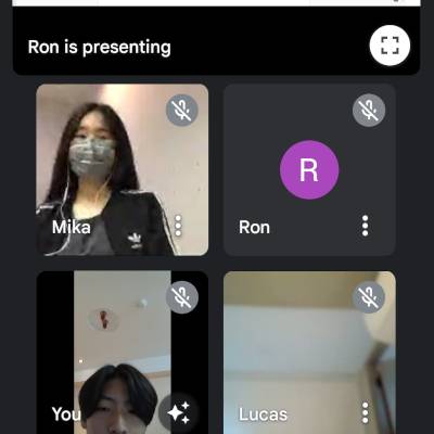 Ron Liu talking with Mika Takanami Sun