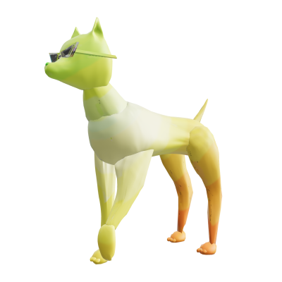 Olivia Wang's 3D Dog